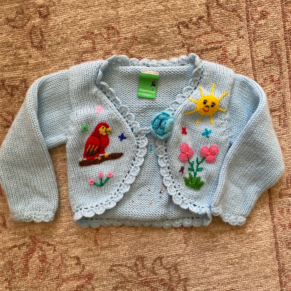 Coleccionds y Diseños Handmade in Peru Baby Child Embroidered Sweater 4